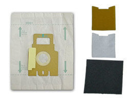 Vacuum Bags & Filters for Hoover Type H30 Canister - 5 Bags, 3 Filters