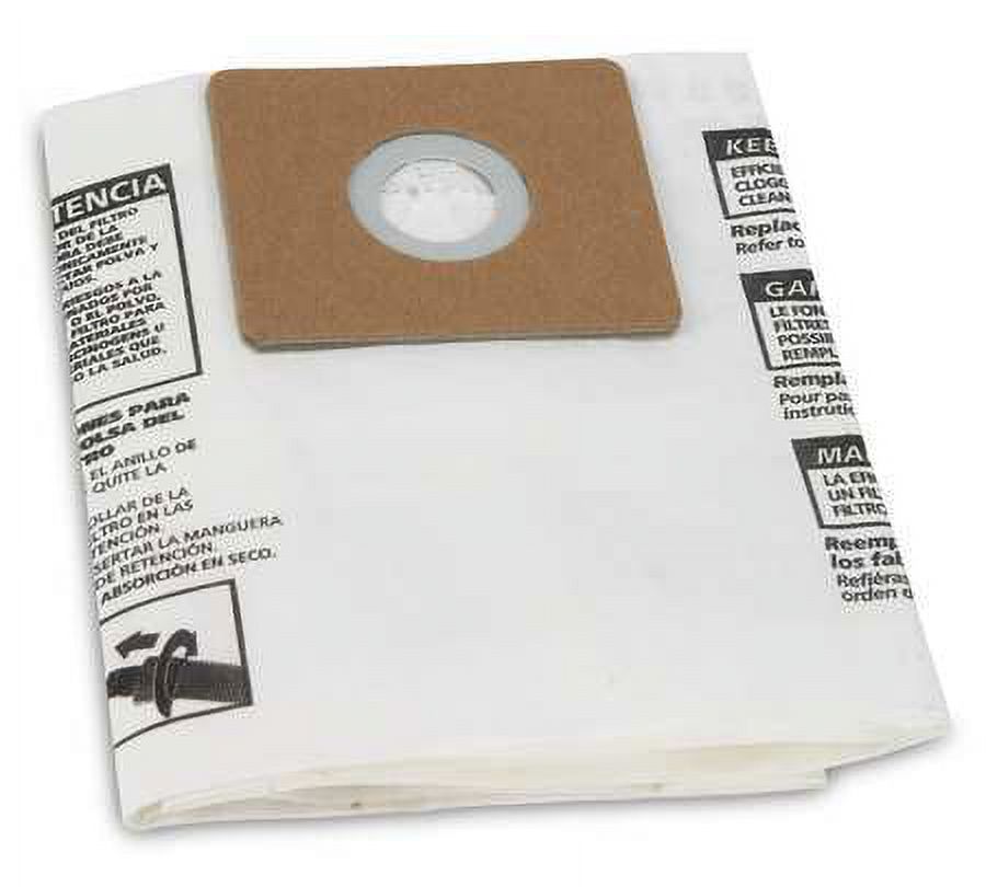 ShopVac Type A 1.5 Gallon Wet Dry Shop Vac Bags SV-9066700 - 3 Pack