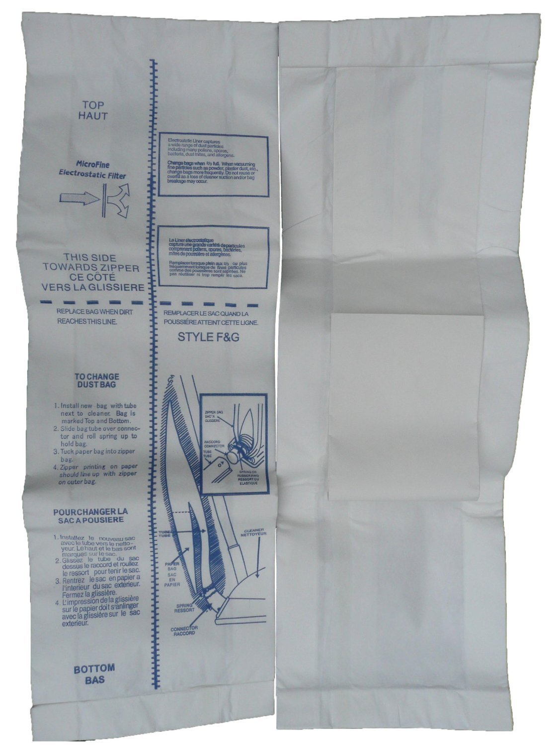 Vacuum Bags for Eureka Style F & G - 9 Pack