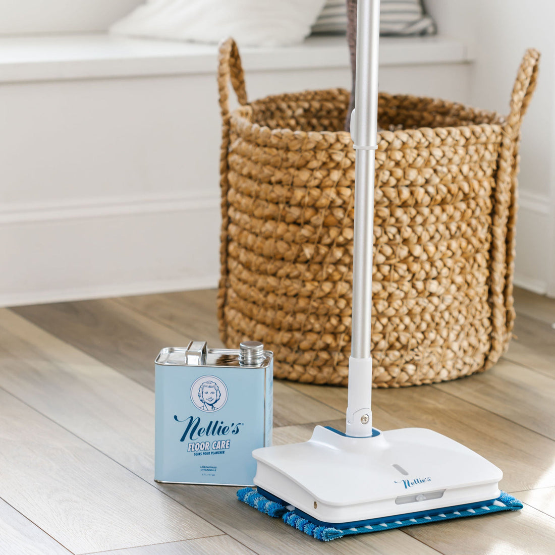 Nellie's Wow Too Cordless, Light-Weight, and Rechargeable Spray Mop for Cleaning Floors