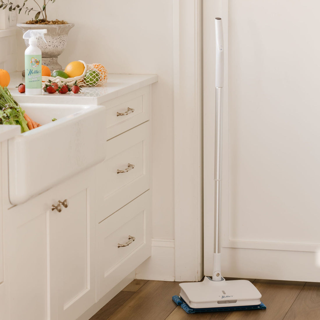 Nellie's Wow Too Cordless, Light-Weight, and Rechargeable Spray Mop for Cleaning Floors