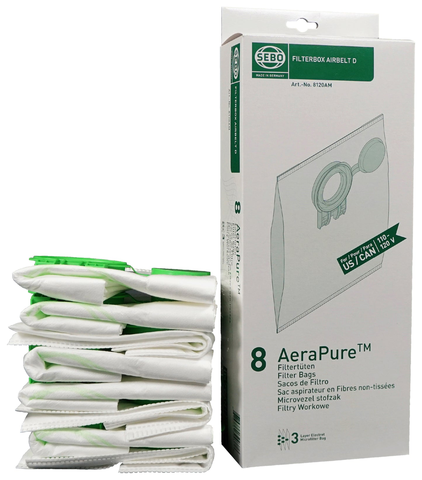 Sebo D Series Bags - 8120AM