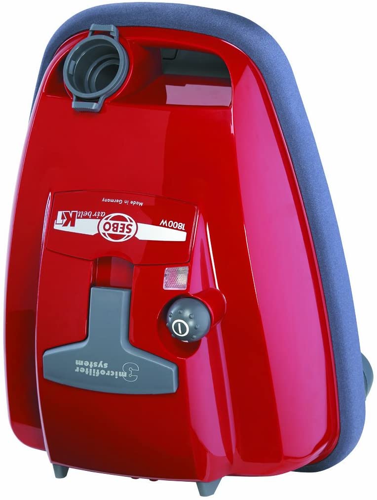 SEBO AIRBELT K3 Premium Canister Vacuum Cleaner - Red - 9687AM