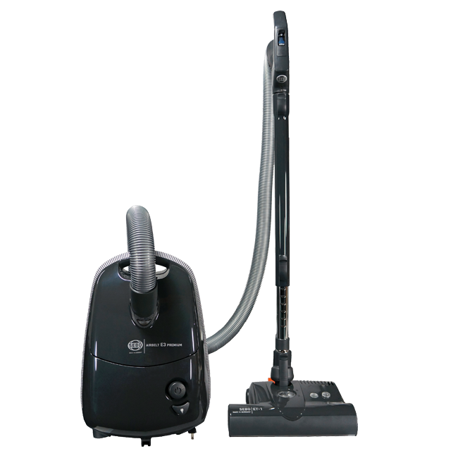 Sebo Airbelt E3 Premium Canister Vacuum Cleaner - Graphite - 91648AM