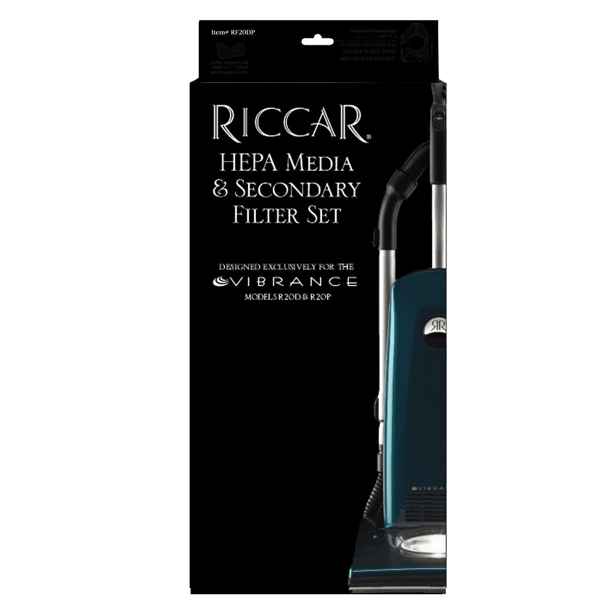 Riccar Vibrance HEPA Filter and Charcoal Filter Set - RF20DP