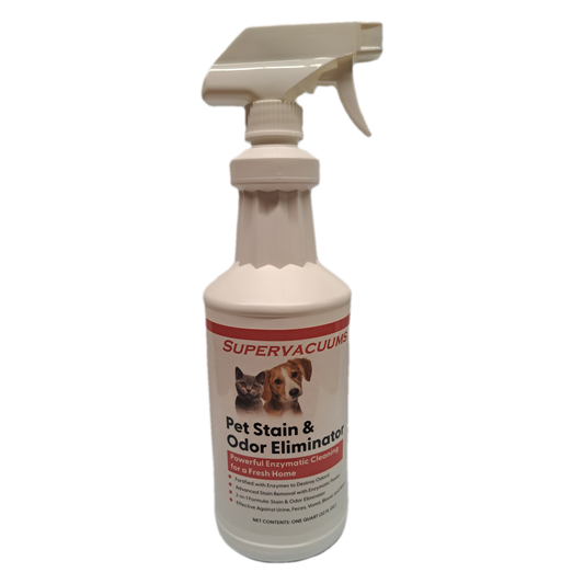 Supervacuums Pet Stain & Odor Eliminator – 32 fl oz Spray Bottle
