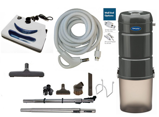 Vacuflo 260 Complete Central Vacuum Package with EL5 Head