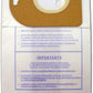 EnviroCare Vacuum Bags for Eureka Mighty Mite Style N Canister Vacuums - 3 Pack