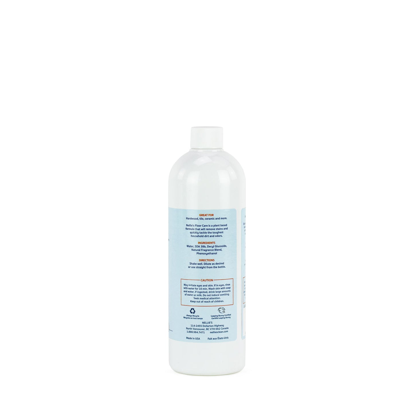Nellie's Floor Care Concentrated Multi-Surface Cleaning Solution for Use with Wow Mop - 25 fl. oz.