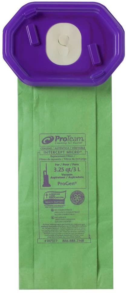 ProTeam Intercept Micro 3.25 Qt Vacuum Filter Bags for ProGen 12/15 - 10 Pack