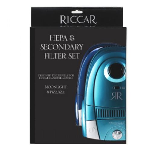Riccar HEPA & Secondary Filter Set for Moonlight & Pizzazz - RF13