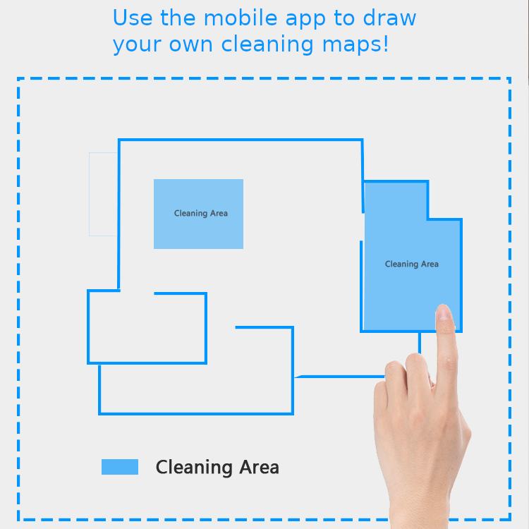 Automated Robot Vacuum Cleaner with Programmable Mapping