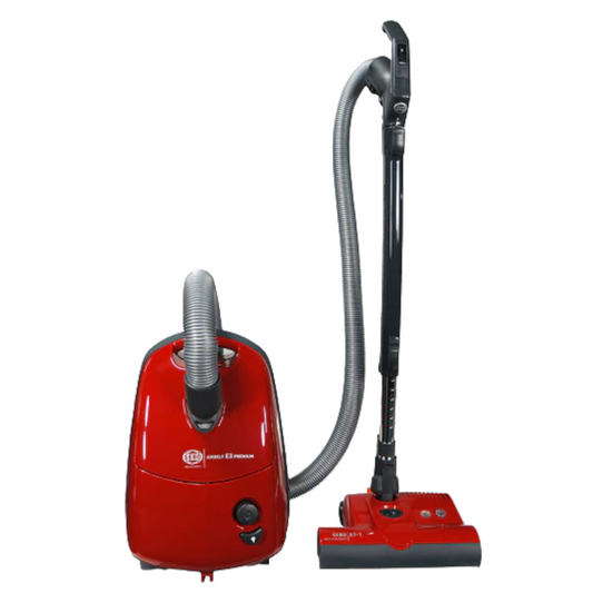 Sebo Airbelt E3 Premium Canister Vacuum Cleaner - Red - 91647AM