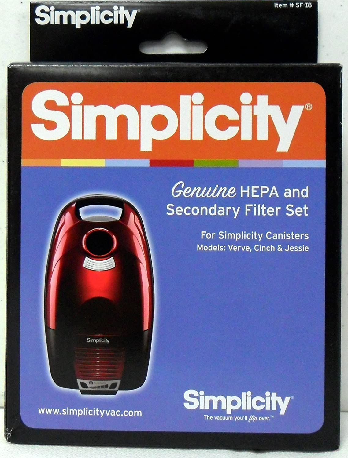 Simplicity Canister SF-I8 Filter set