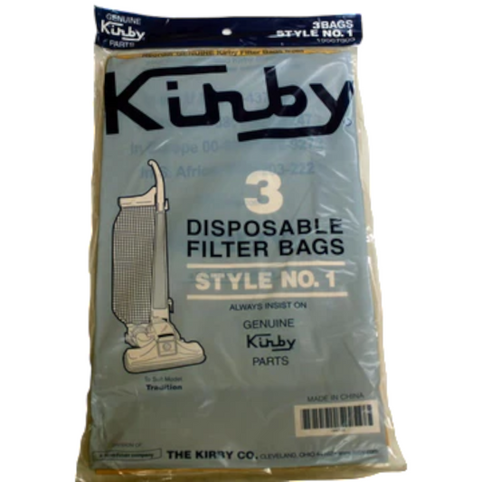 Kirby Style 1 Vacuum Bags, OEM #19067903 - 3 Pack