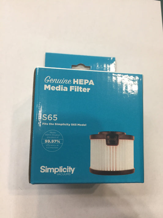 Simplicity S65 stick vacuum HEPA Filter